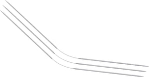 3Pcs 1.6mm Double-Pointed Flexible Knitting Needles 9 Inch(23cm) Stainless Steel Needle for Handmade Projects DIY Knitting