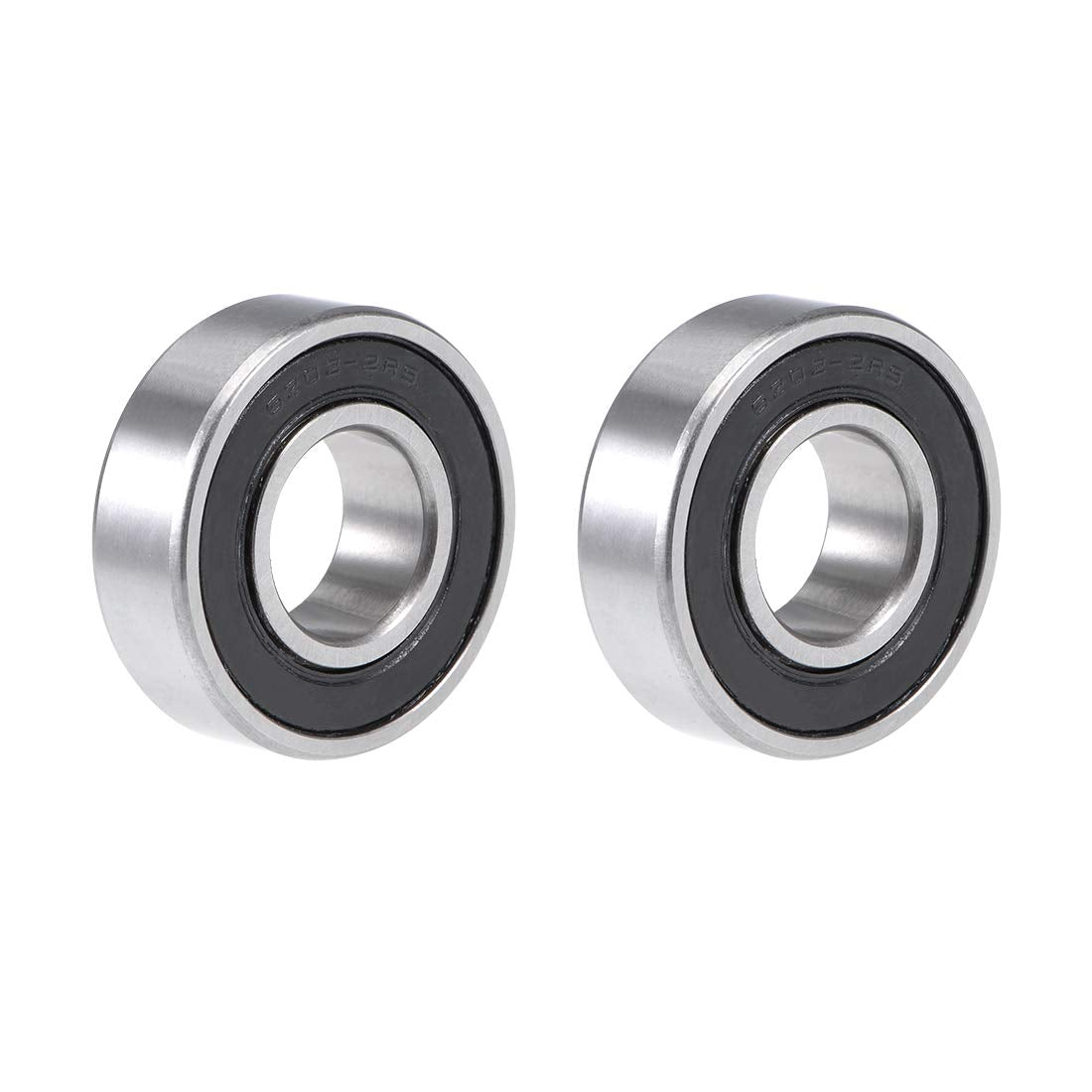 6202-5/8-2RS Deep Groove Ball Bearing 5/8-inchx35mmx11mm Double Sealed Chrome Steel Z2 Lever Bearings 2pcs