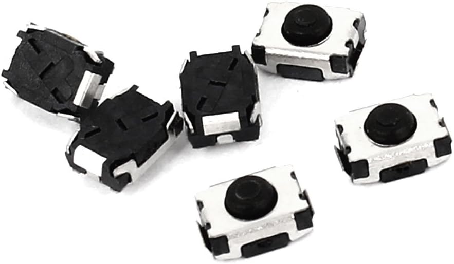6 Pcs 4x3x2mm DIP PCB Momentary Tactile Tact Push Button Micro Switch