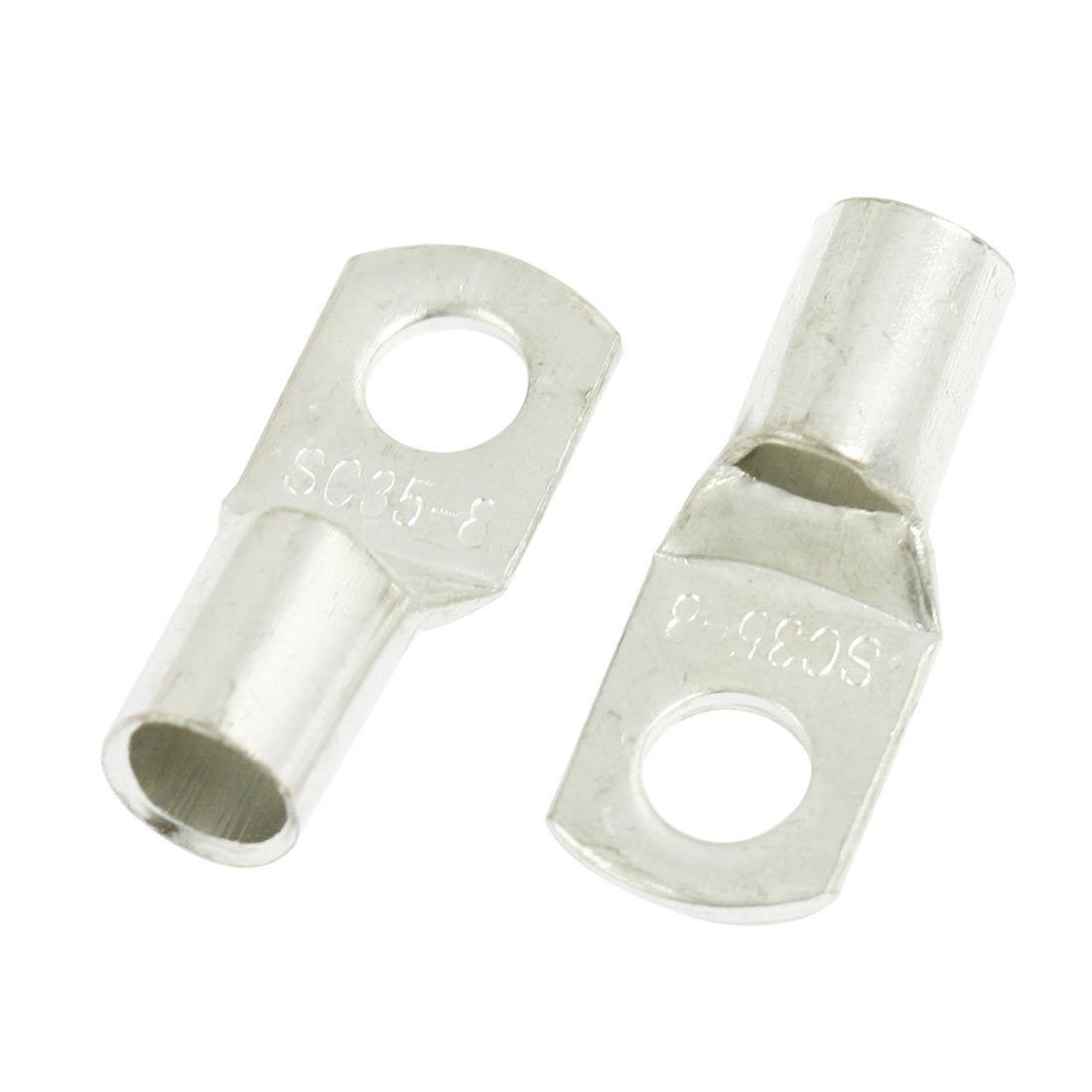 5 Pcs 35mm2 Lead Section Copper Cable Terminal Connector for 8mm Dia Bolt