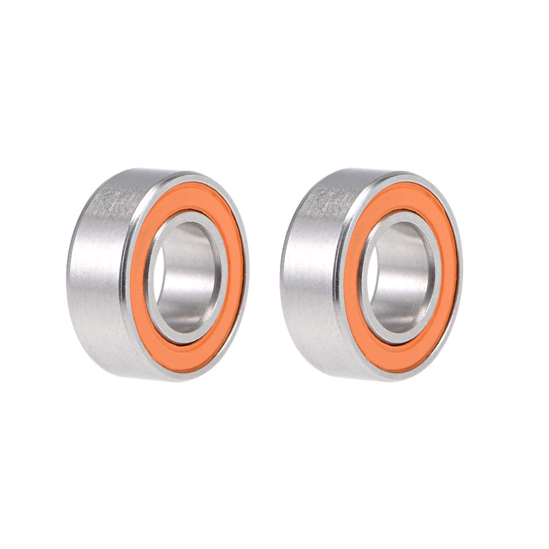 S687C-2OS Hybrid Ceramic Ball Bearing 7x14x5mm Stainless Steel Bearings 2pcs