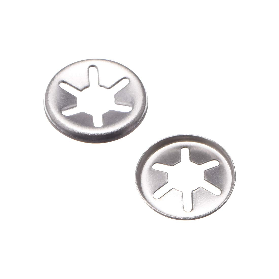 Internal Tooth Washers M6 x 15mm Stainless Steel Push on Washer ing Clips Fastener 100pcs