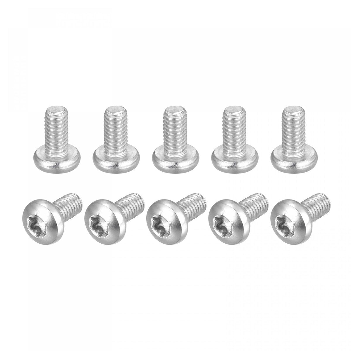 M6x12mm Torx Security Machine Screws, 20pcs 316 Stainless Steel Pan Head Tamper Proof Screw Fasteners Bolts
