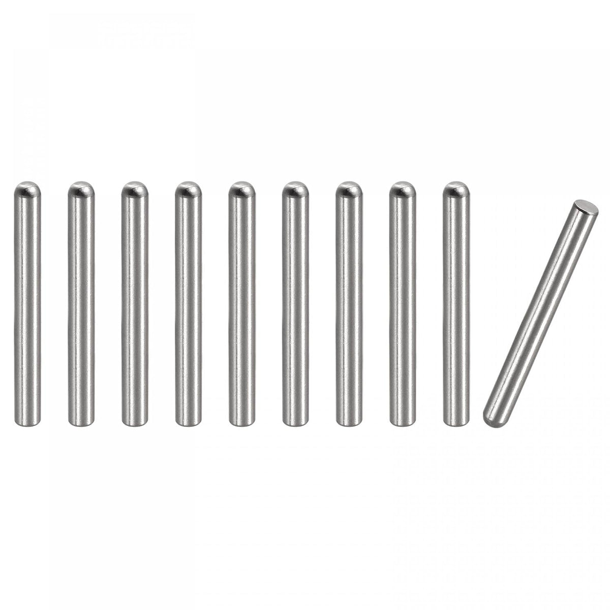 5x50mm Dowel Pins, 10pcs 304 Stainless Steel Round Head Flat Chamfered End Dowel Pin Bunk Bed Pins Shelf Pegs Support Shelves Fasten Elements