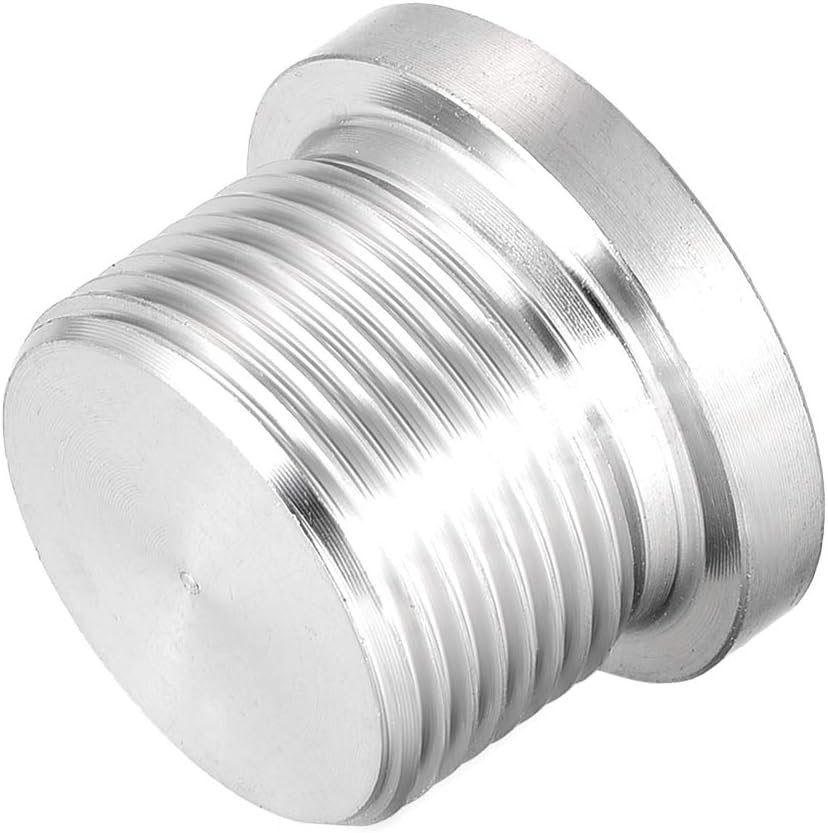 Countersunk Plug Internal Hex Head Socket with Flange - M24 X 1.5 Male Stainless Steel Pipe Fitting Thread