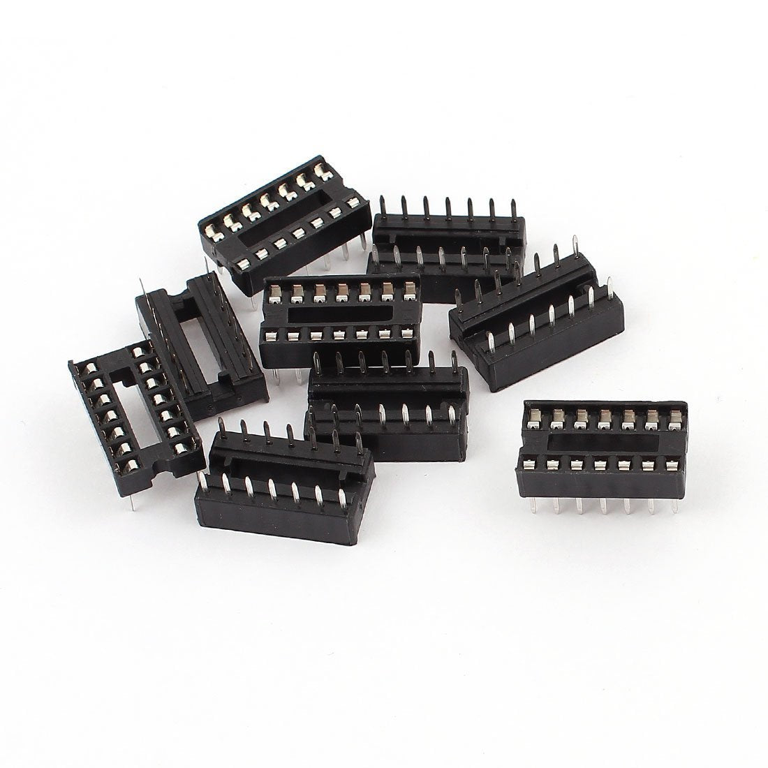 10 Pieces 2.0 mm Pitch 2 Row 14 Pins Soldering DIP IC Chip Socket Adaptor