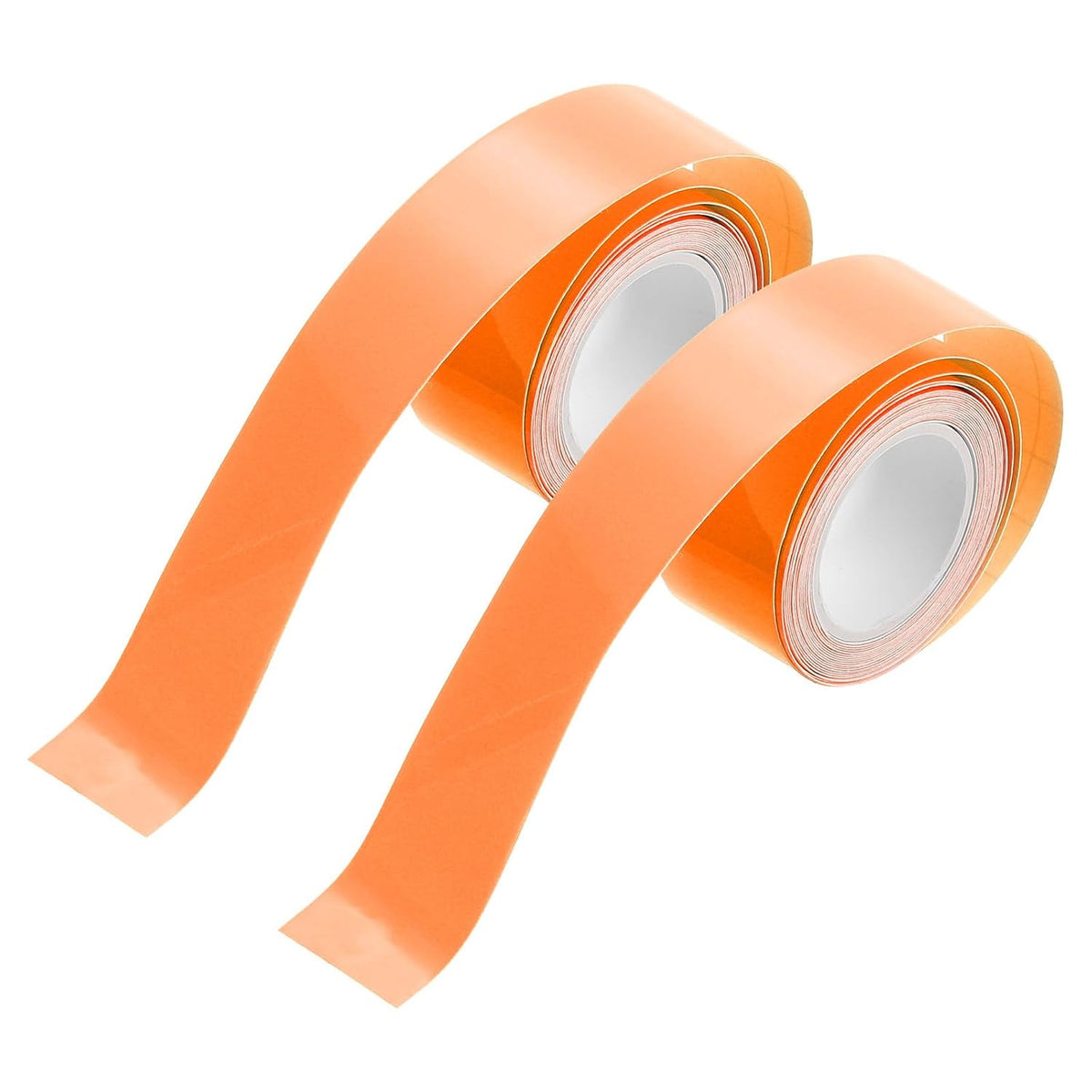 2 Rolls Glow in The Dark Tape 10ft x 1" Lasting Bright Sticker Tape, Glow Tape for Outdoor Sports Night Decoration Home Marking Stairs Walls Export Signs, Orange