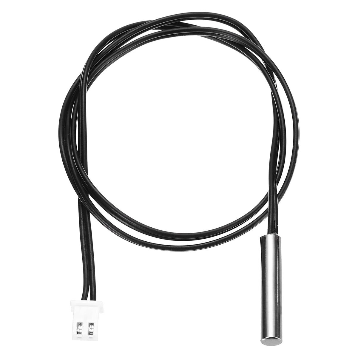 1 Pcs 5K NTC Thermal Sensor Probe, Stainless Steel Sensitive Temperature Sensor Probe 17.7 Inch Digital Thermometer Extension Cable Temp Sensor