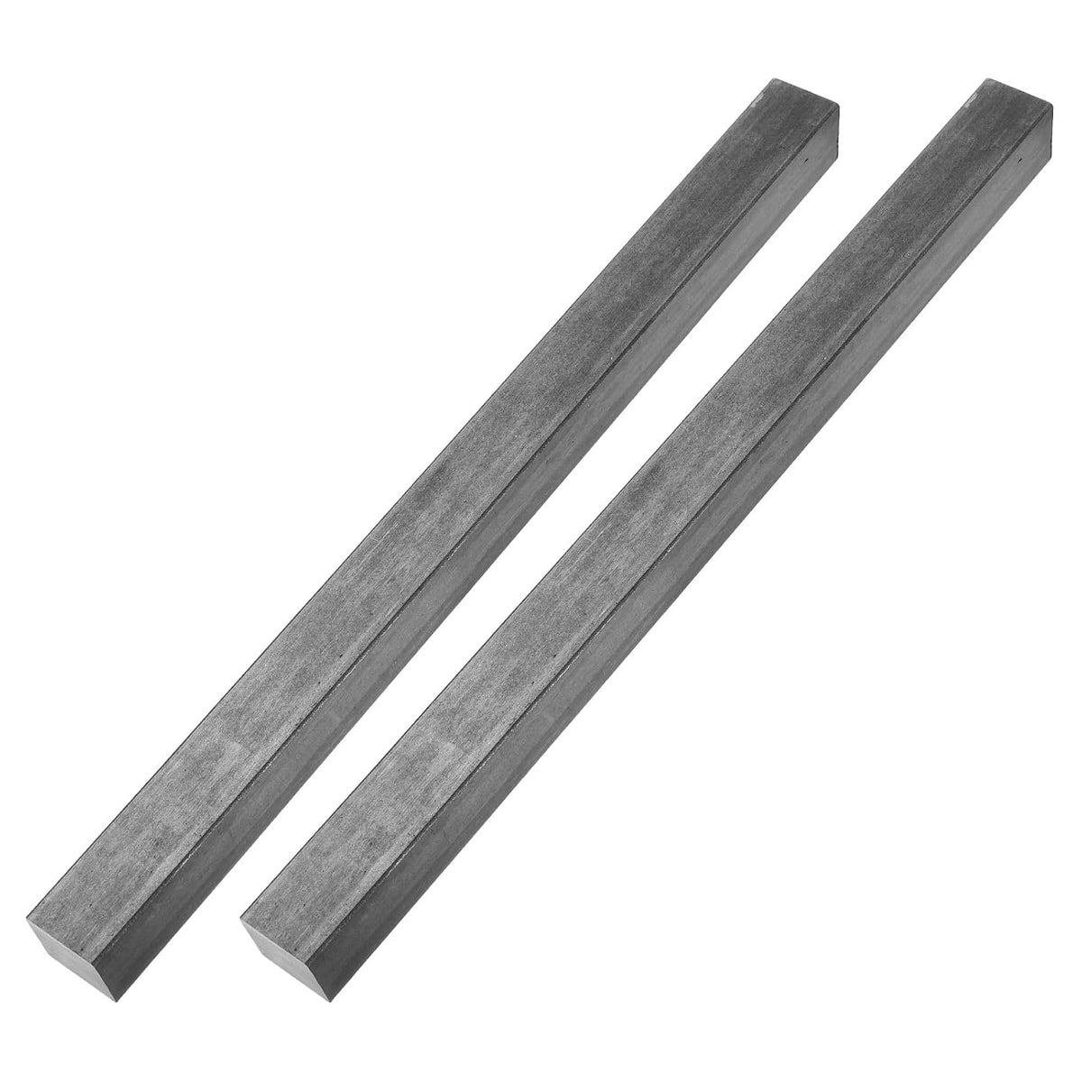 2Pcs Square Steel Bar Stock, 7/8"x7/8"x12"(22mmx22mmx305mm) 1045 Square Steel Rod Bars Precision Key Stock for Keyways Structural Support Industrial Machinery DIY Craft