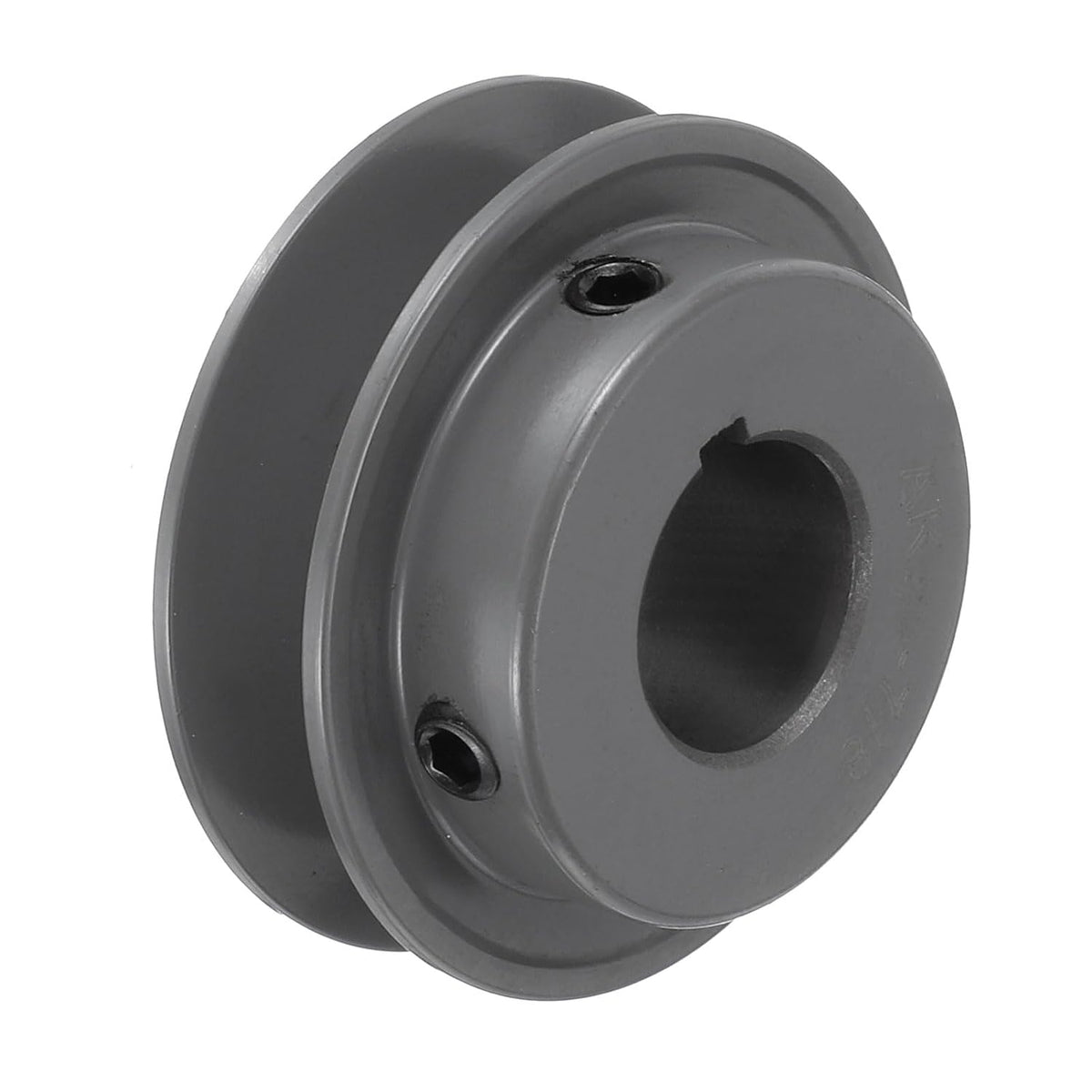 AK25-7/8 V-Belt Sheave 7/8"Bore 2.5"OD Single Groove Web Sheave Bored-to-Size Sheave, Cast Iron, Belt Section for 4L or A Belt