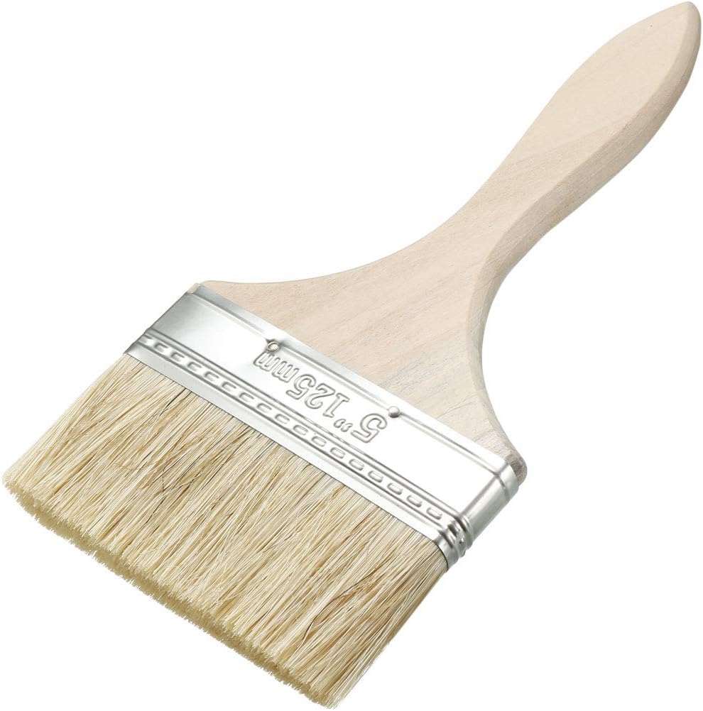 LinkMejor 5" Width Paint Brush Painting Drawing Oil Glues Faux Bristle Pen Paintbrush