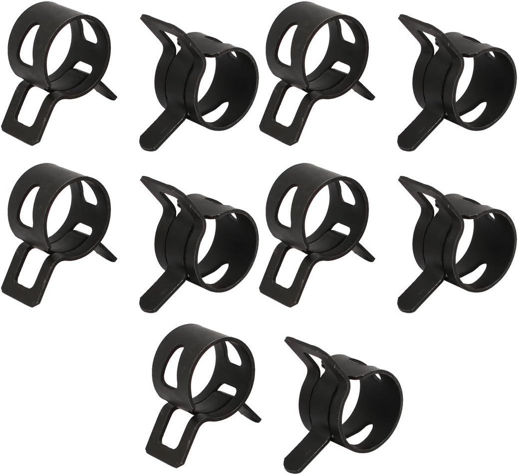 Spring Band Type Manganese Steel Hose Clamp 13MM 10 Pcs