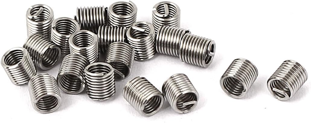 M3x0.5mmx2D Stainless Steel Wire Thread Repair Insert 20pcs
