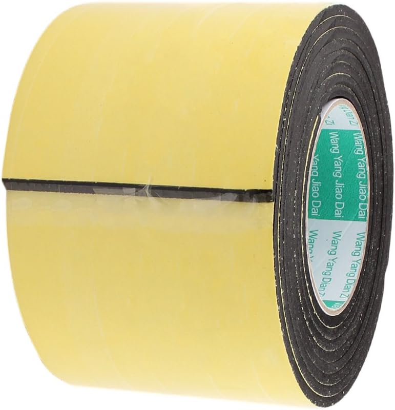 100mm Width 3mm Thickness EVA Single Side Sponge Foam Tape 4 Meters Length for Door Window
