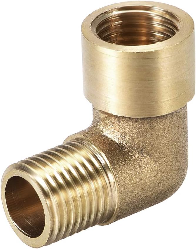 Brass Pipe Fitting 90 Degree Elbow 1/4 (BSP) Male X 1/4 (BSP) Female