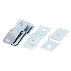 5 Pcs 5mm Hole Diameter Silver Tone Relay Bracket