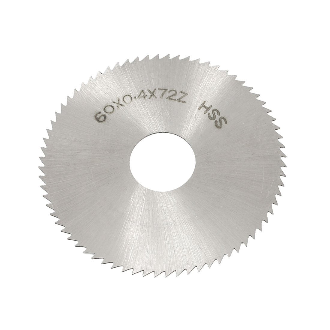 60mm x 0.4mm x 16mm 72T HSS Steel Round Slitting Saw Cutter