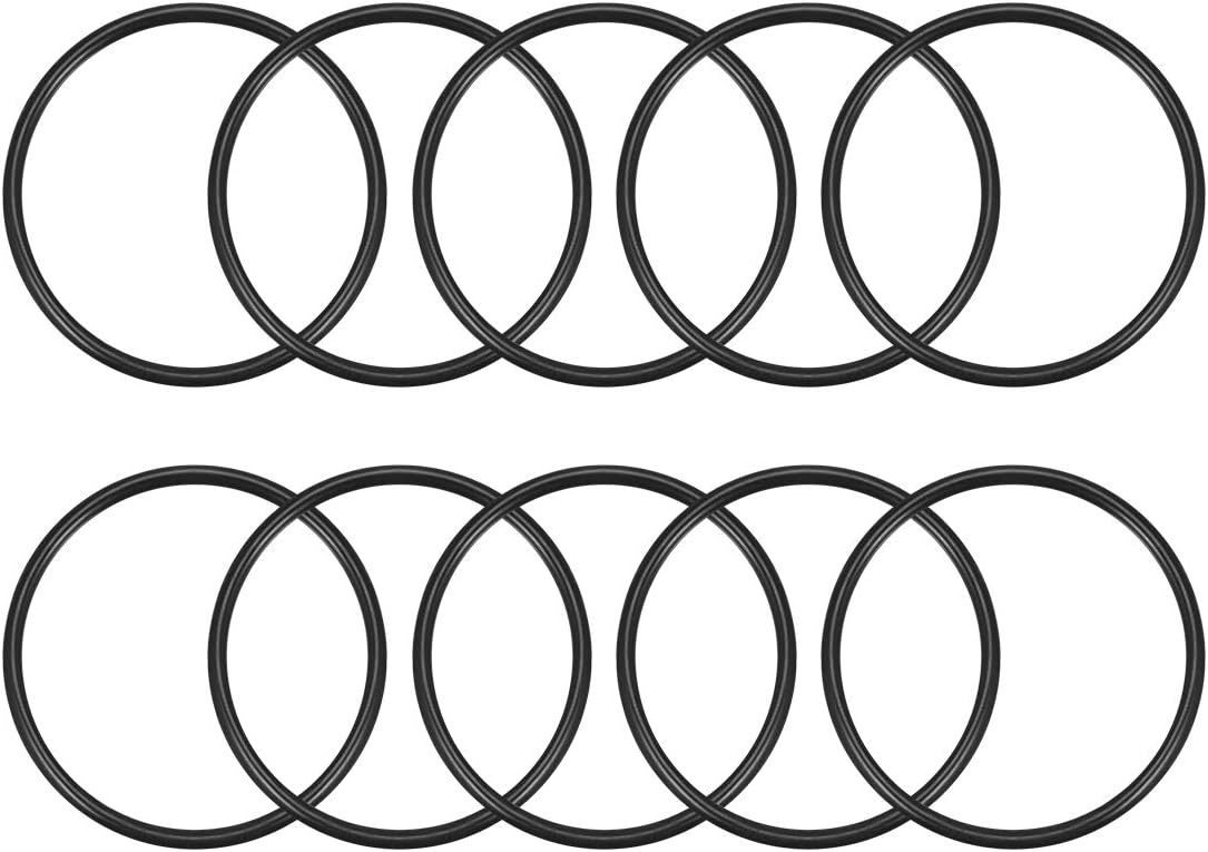 Nitrile Rubber O-Rings 56mm OD 49mm ID 3.5mm Width, Metric Nitrile Rubber Sealing Gasket, Pack of 10