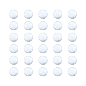 2000Pcs 3.5mm Lab Boiling Stones, Solid Round Clear Glass Boiling Beads, High Precision Glass Beads for Bottle Shaking Mixing Laboratory Experiments