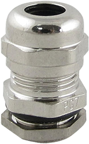 Stainless Steel PG7 Waterproof Connector Glands for 5.0-6.5mm Cables