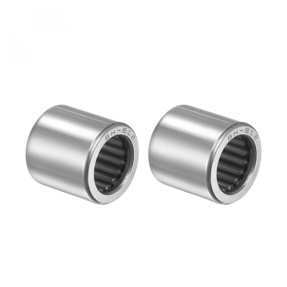 BH812 Needle Roller Bearings, Full Complement Drawn Cup, Open, 1/2-inch I.D. 3/4-inch OD 3/4-inch Width 5690N Static Load 3850N Dynamic Load 7500Rpm Limiting Speed 2pcs