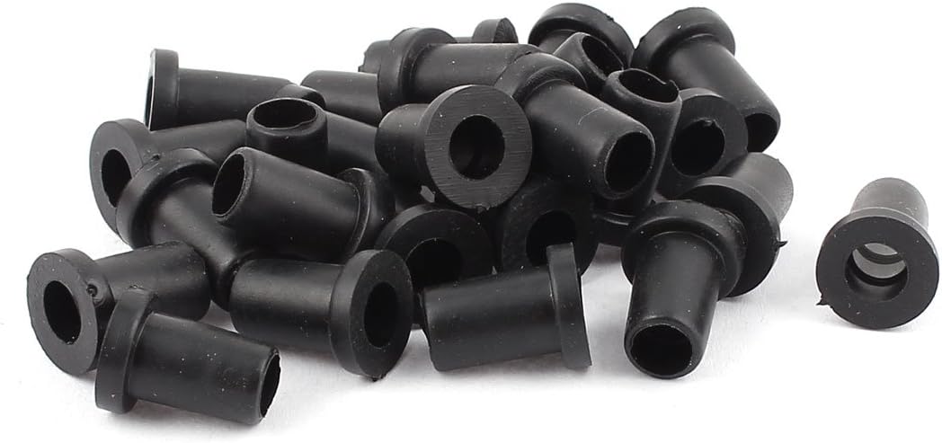25 Pcs 14mm x 6mm Strain Relief Cord Boot Protector Cable Sleeve Hose