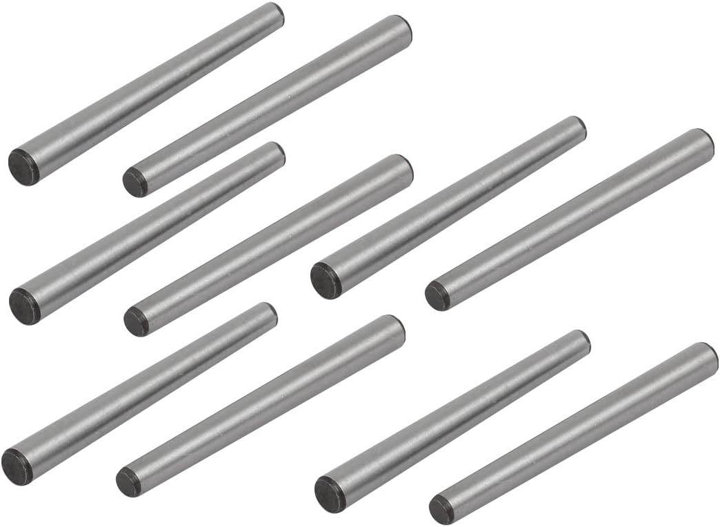 Carbon Steel GB117 60mm Length 5mm Small End Diameter Taper Pin 10pcs