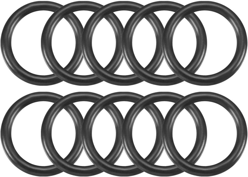 Nitrile Rubber O-Rings, 23mm OD 17mm ID 3mm Width, Metric Sealing Gasket, Pack of 10