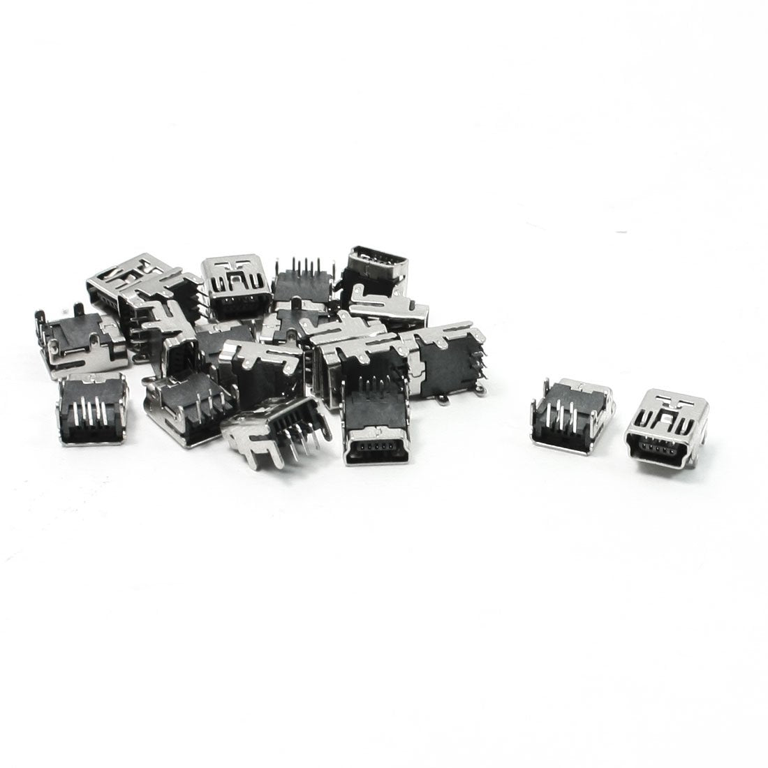 20X USB Female Type B 5-Pin Dip Right Angle Plug Jack Socket Connector