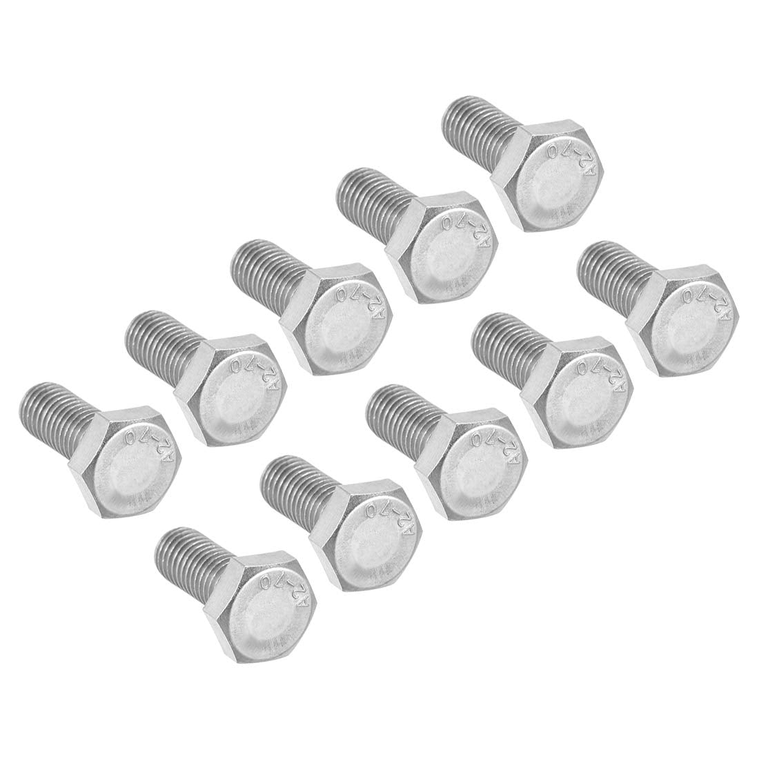M10x25mm Hex Bolts 304 Stainless Steel Hexagon Screw Bolt 10pcs
