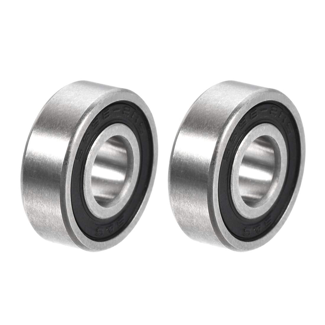 S696-2rs Stainless Steel Ball Bearing 6x15x5mm Double Sealed Bearings 2pcs