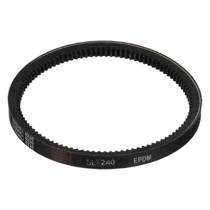 5L240 Rubber V-Belt, 24" Outside Circumference 0.62" Width 0.44" Thick Raw Edge Cogged Industrial Rubber V Belt, Updated and Instead of Normal 5L for Lawn Garden Machinery