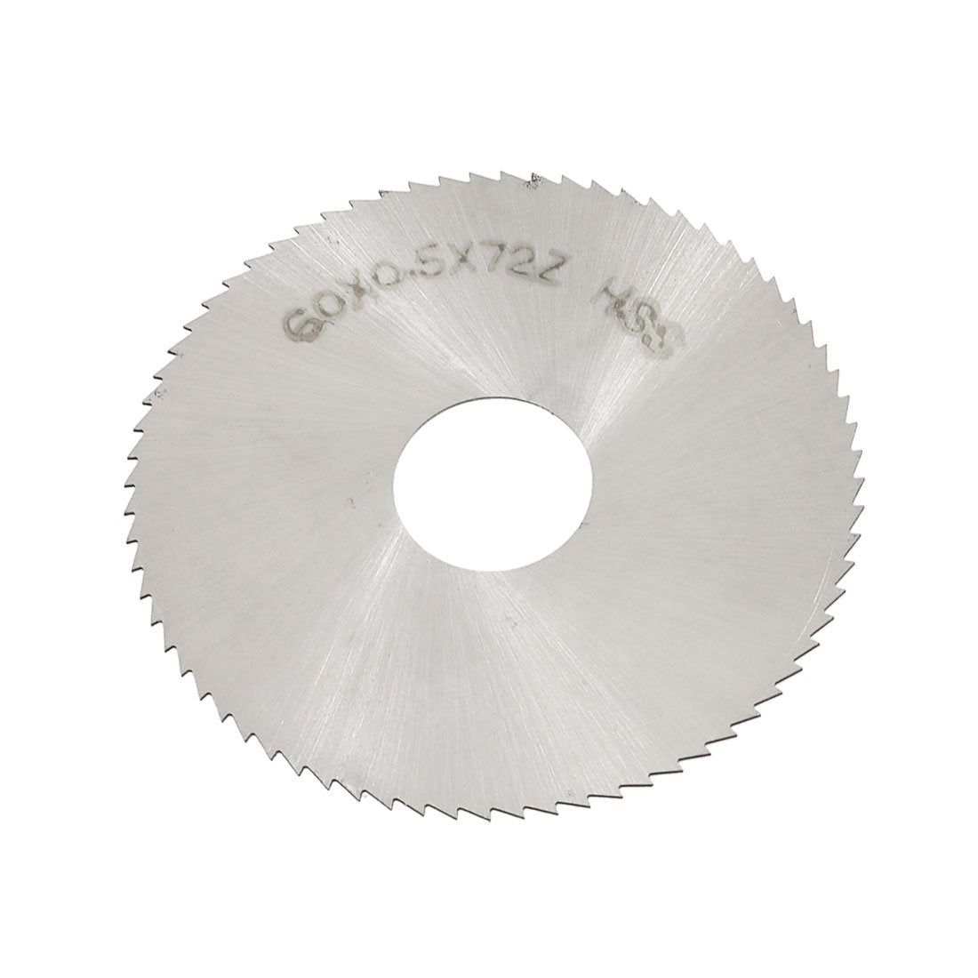60mm OD 0.5mm Thickness 72T HSS Circular Slitting Saw