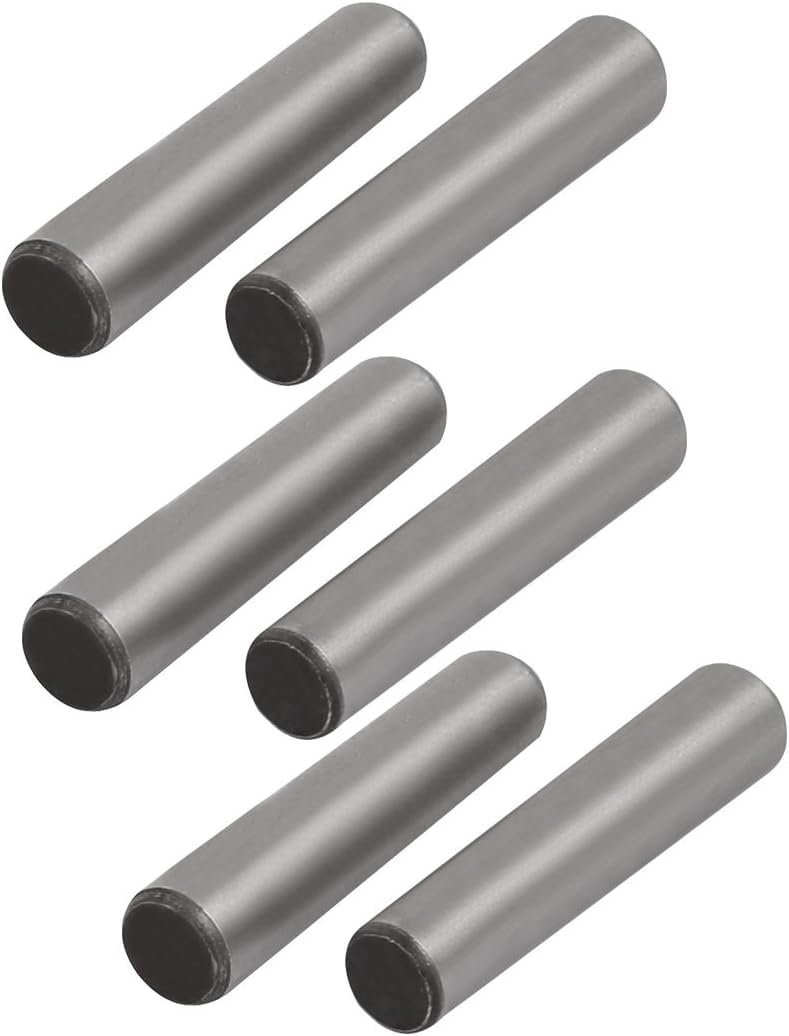 Carbon Steel GB117 25mm Length 5mm Small End Diameter Taper Pin 6pcs