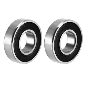 Deep Groove Ball Bearings Double Sealed 10mm x 22mm x 6mm Carbon Steel Bearing 2pcs