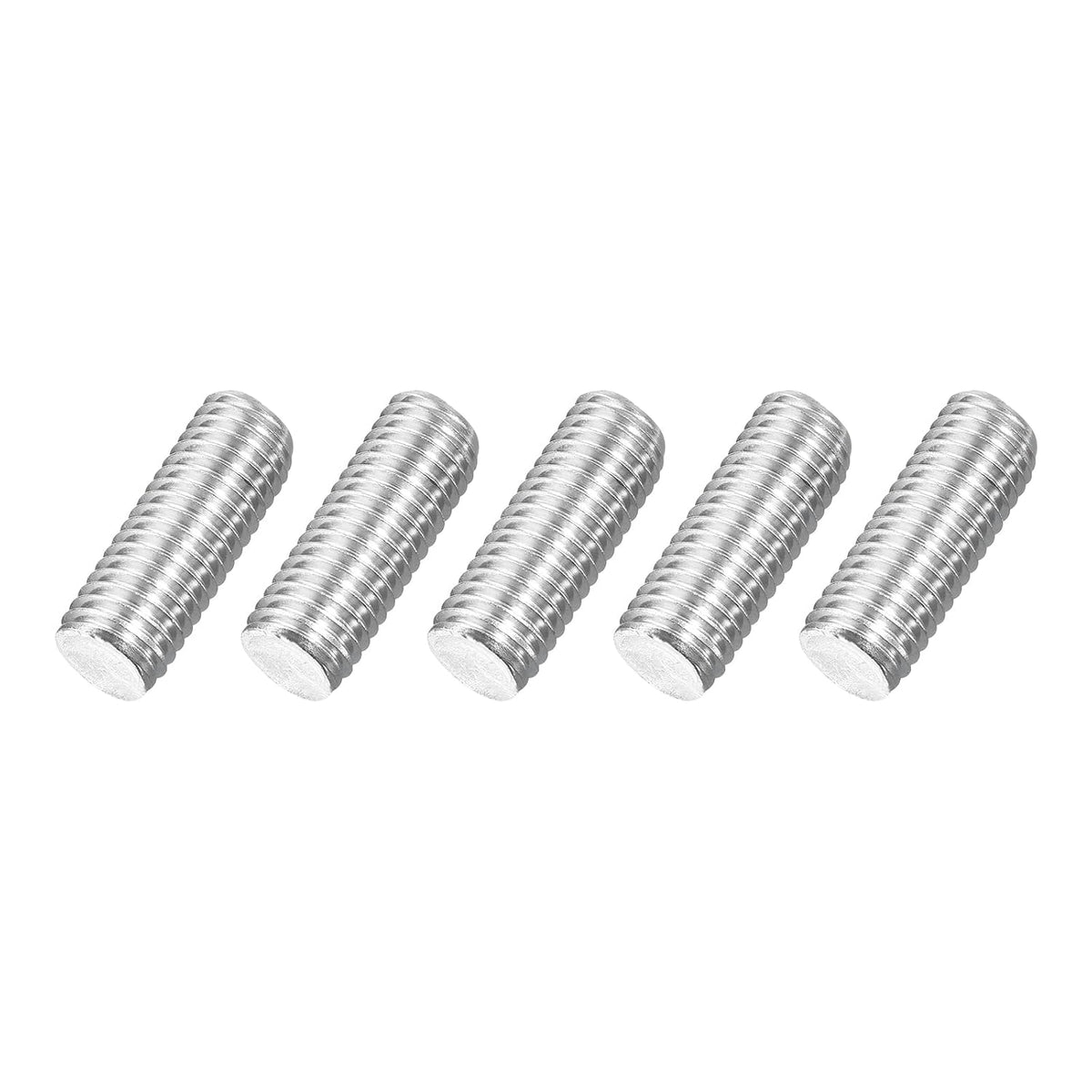 M14x40mm Fully All Threaded Rod, 5Pcs 316 Stainless Steel Long Threaded Screw 2mm Thread Pitch Right Hand Threads for Furniture Mounting Assembly Fastening