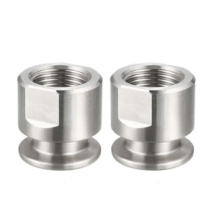 Sanitary Pipe Fitting KF16 Female Threaded 1/2 PT to Tri Clamp OD 30mm Ferrule 2 Pcs