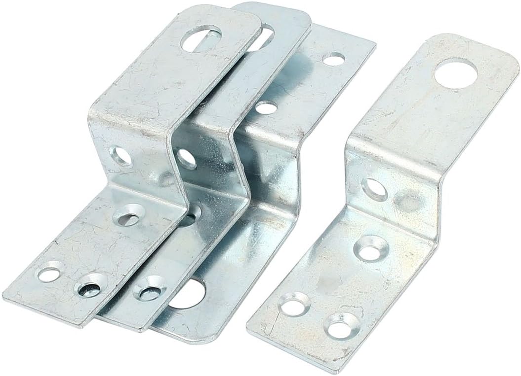 Z Shaped Corner Brace Angle Brackets Fasteners 36mm x 34mm 4 Pcs