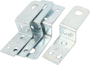 Z Shaped Corner Brace Angle Brackets Fasteners 36mm x 34mm 4 Pcs