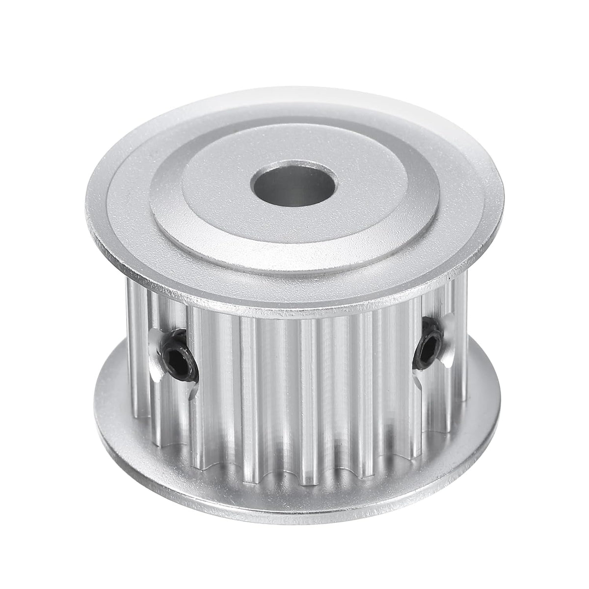 5M-18T-1/4B Timing Belt Pulley 1/4" Bore, 18 Teeth Aluminum Alloy Synchronous Wheel, Pitch 5mm Tooth for 15mm Width Belt
