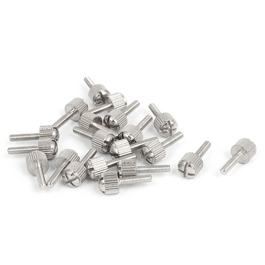 a15121000ux0215 Computer PC Case Metal Knurled Head Phillips Thumb Screw M3x12mm (Pack of 20)