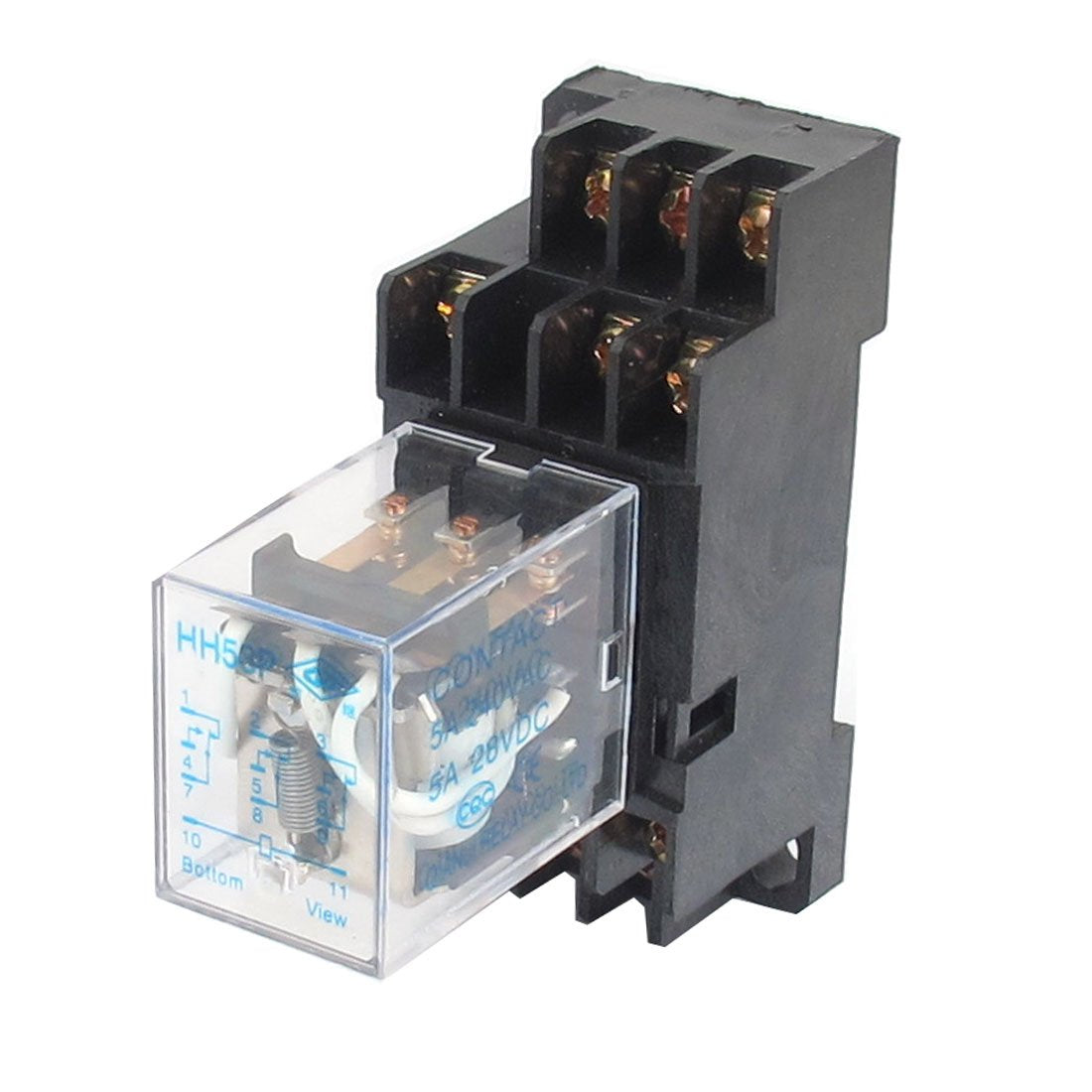 S13052300am0141 DC 12V Coil 5A 3PDT General Purpose Power Relay HH53P 11 Pin W Base Socket