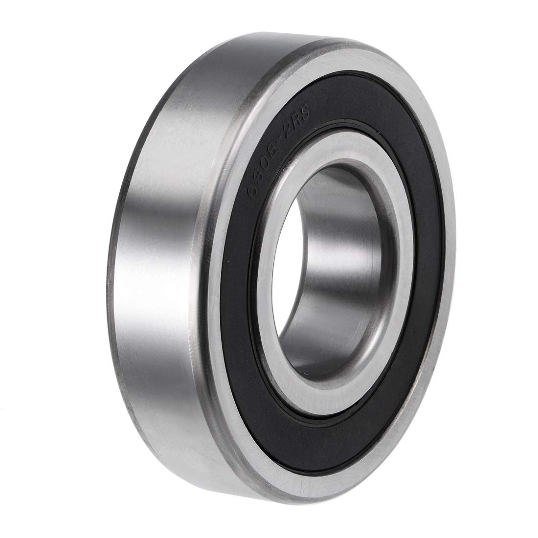 6308-2RS Deep Groove Ball Bearings Z2 40x90x23mm Double Sealed Carbon Steel
