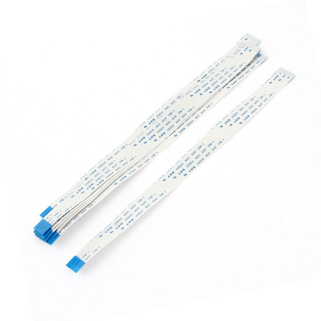 10 Pieces Flexible Flat Ribbon Cable FFC FPC, 1 mm Pitch 8Pin 100 mm x 10 mm