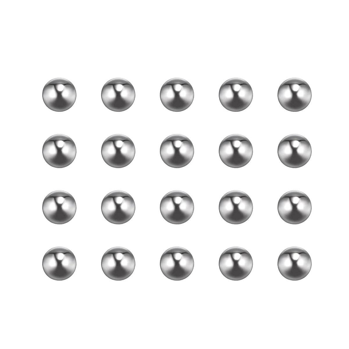 50pcs 6mm 201 Stainless Steel Bearing Balls G200 Precision