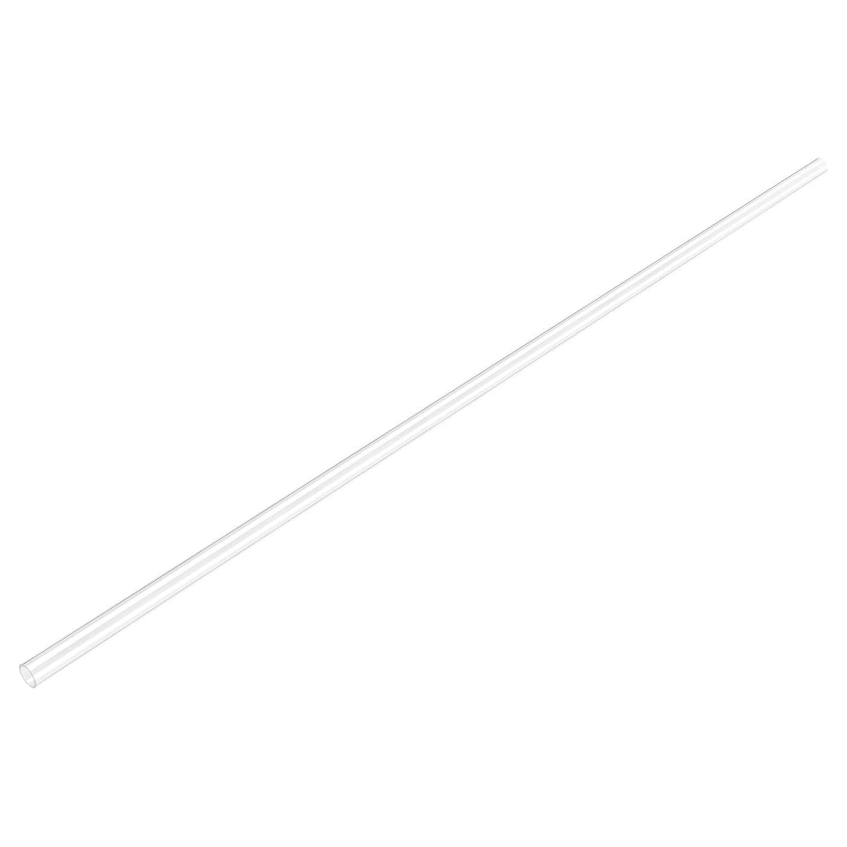 2pcs Clear Rigid Tubing 5mm(3/16'') ID x 6mm(1/4'') OD x 1.64Ft Length Round Plastic Polycarbonate Tube