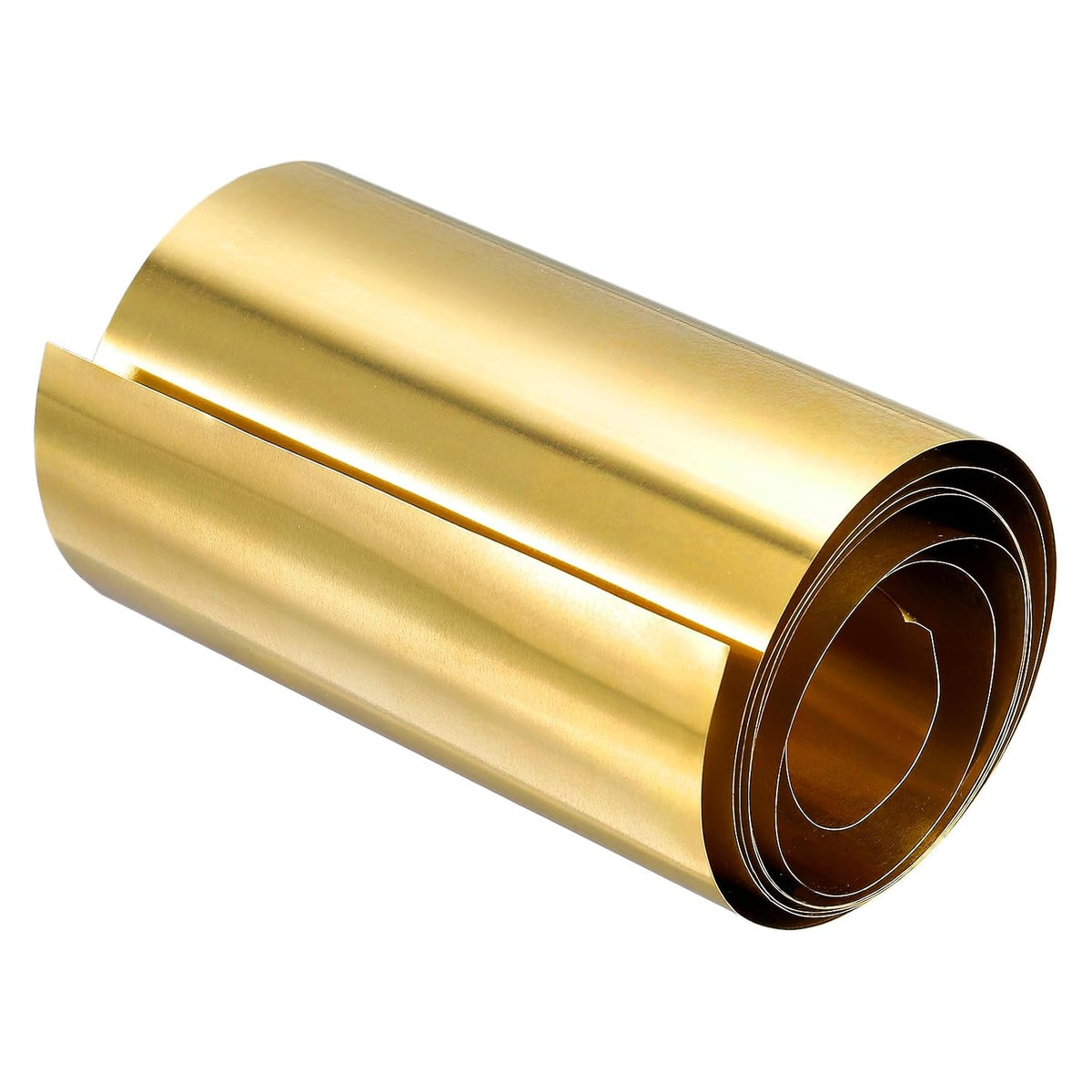 Brass Sheet Roll, 1Pcs 40" x 4" x 0.0028" H62 Metal Foil Plate for Crafts, Electrical Repairs, Industry