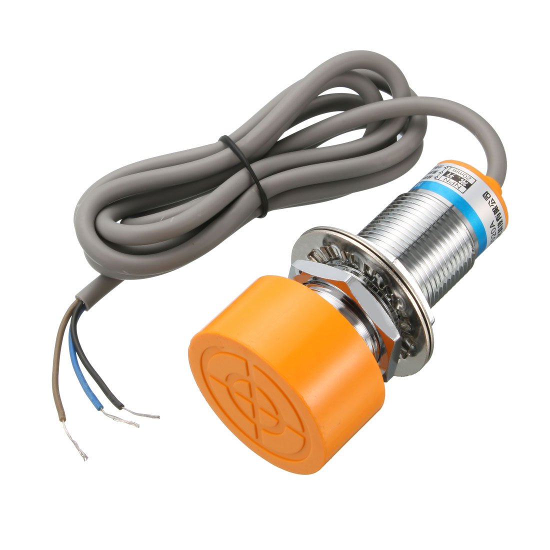 20mm Inductive Proximity Sensor Switch Detector NPN NO DC 6-36V 300mA 3-Wire SC-3020A for 3D Printer Probe Bed Leveling,MCU Board