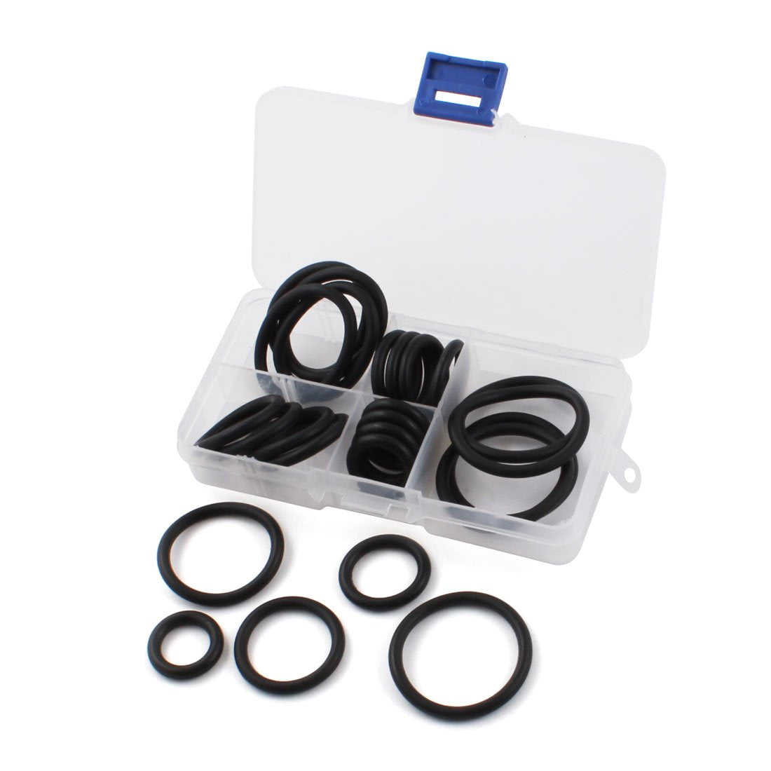 25Pcs Assortment 23mm-42mm OD 5 Size Rubber Oil Sealing O Ring Washer