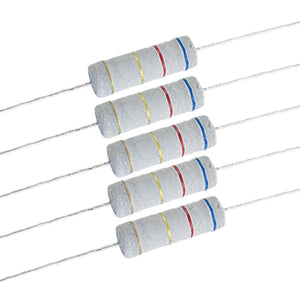 10 x 5W 700V 6.2 ohm 6E2 Metal Oxide Film Resistors